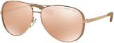 Thumbnail for your product : Michael Kors Chelsea Metal UVA/UVB Protection Aviator Sunglasses