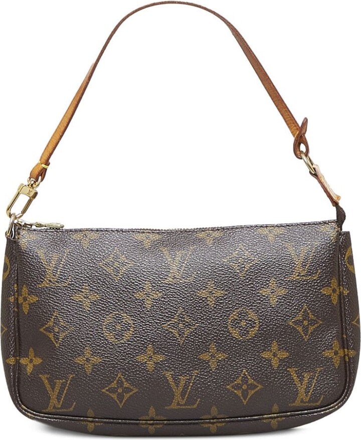 Louis Vuitton 2001 Pre-owned Monogram Pochette Accessoires Handbag - Brown