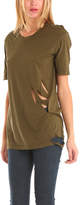 Thumbnail for your product : Nightcap Clothing Ripped Tee in Army
