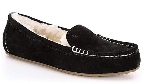 black suede moccasins womens