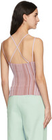 Thumbnail for your product : PARIS GEORGIA Pink & Red Criss Cross Camisole