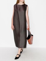 Thumbnail for your product : Issey Miyake Pleated Crewneck Dress