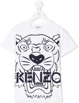 Thumbnail for your product : Kenzo Kids tiger head print T-shirt