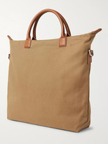 Thumbnail for your product : WANT Les Essentiels O'hare Leather-Trimmed Organic Cotton-Canvas Tote Bag