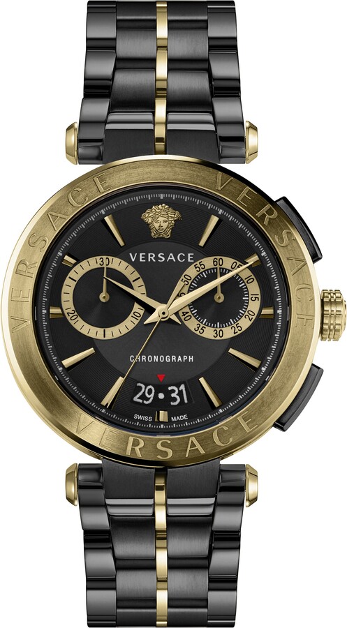 Versace Aion Chronograph Bracelet Strap Watch, 45mm - ShopStyle