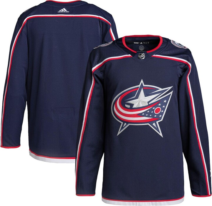 Adidas Men's Navy Columbus Blue Jackets Home Primegreen Authentic Jersey