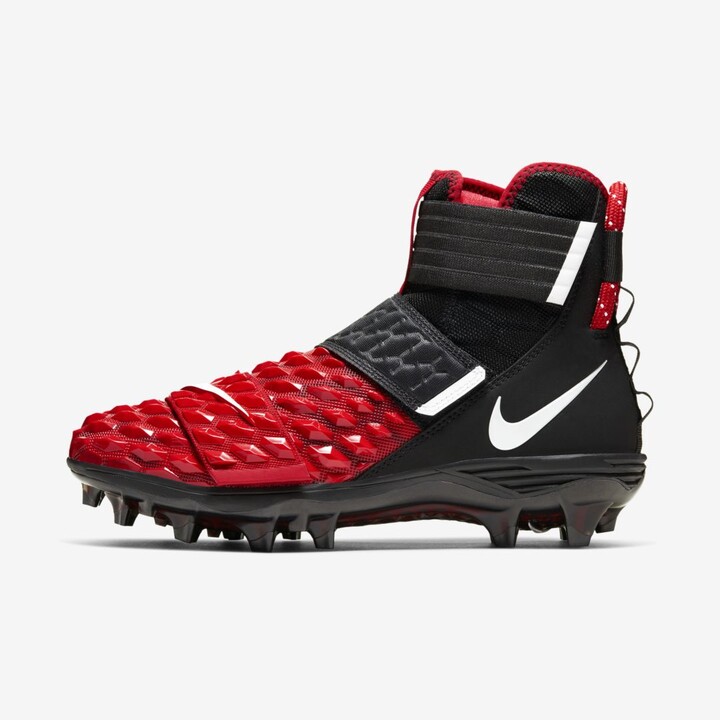 red white football cleats