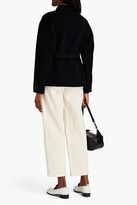 Thumbnail for your product : Vanessa Bruno Rita belted wool and cashmere-blend felt jacket