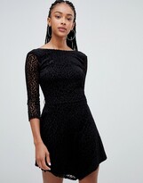 Thumbnail for your product : Bershka long sleeved leopard dress