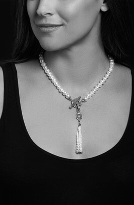 Lagos Luna Pearl Tassel Necklace