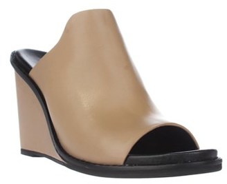 French Connection Pandra Peep-toe Wedge Mules