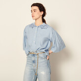 Thumbnail for your product : Sandro Cropped top with lace