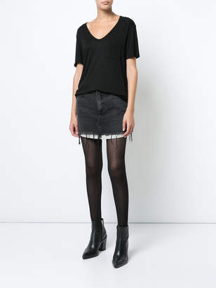 Alexander Wang Hi-Rise Denim Mini skirt