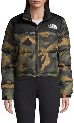 The North Face Nuptse Relax-Fit Crop Puffer Jacket