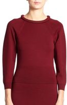 Thumbnail for your product : Alexander McQueen Ottoman Ribbed Wool Pullover