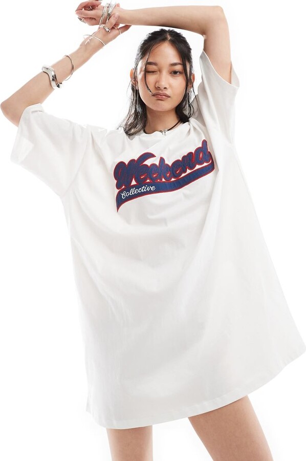 Asos Clothing Asos Oversized T Shirt Dress ASOS Weekend Collective