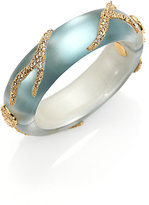 Thumbnail for your product : Alexis Bittar Jardin Mystere Lucite & Crystal Bangle Bracelet