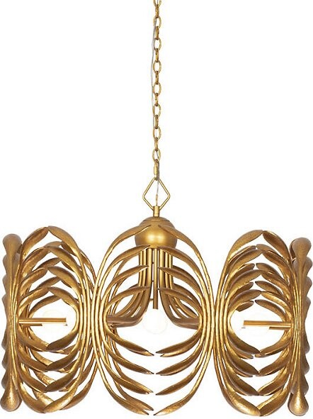 Kalco Lighting Botanica Pendant Light in Gold