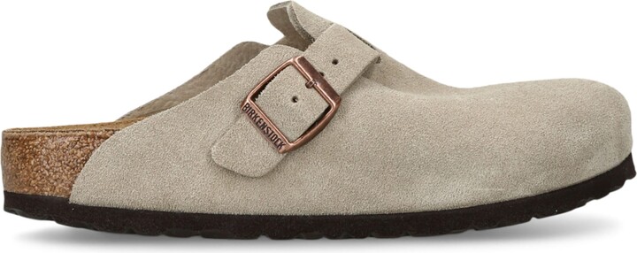 Birkenstock Suede Boston Clogs