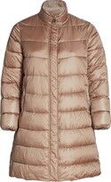 Thumbnail for your product : Marina Rinaldi, Plus Size Petalo Quilted Longline Coat