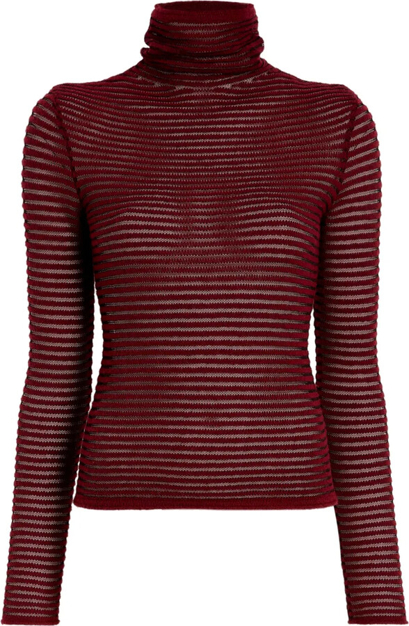 Proenza Schouler White Label Hailey ribbed turtleneck top