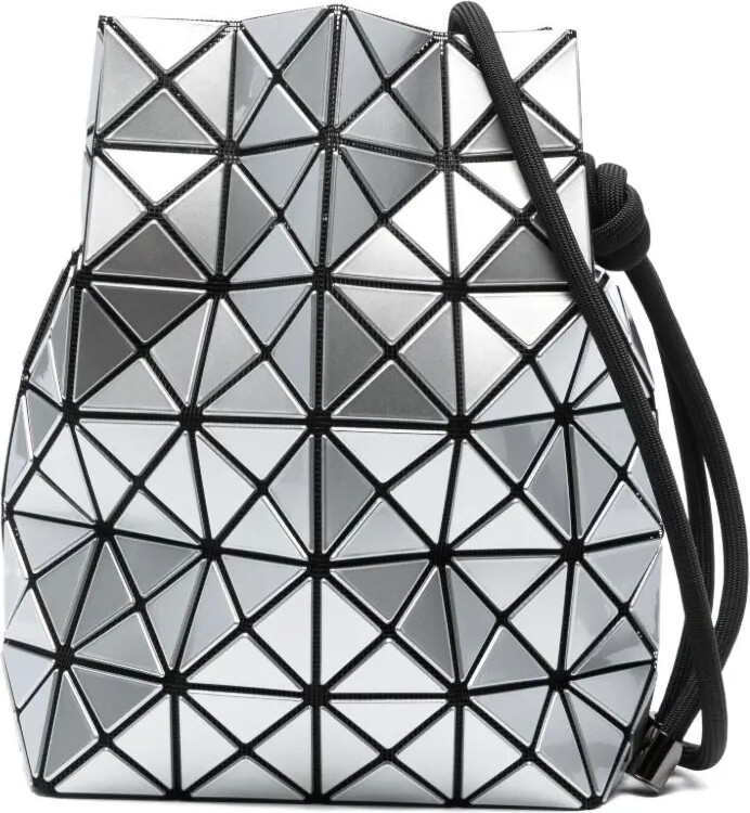 Bao Bao Issey Miyake geometric-pattern drawstring bucket bag
