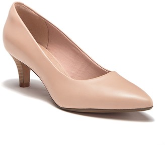 Clarks Linvale Jerica Leather Pump - Wide Width Available