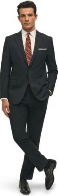 Brooks Brothers B By Mens Classic Fit Stretch Wool Blend Suit Separates
