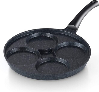 MasterPan 11 in. Crepe Pan & Non-Stick Aluminium Cookware with Bakelite Handle