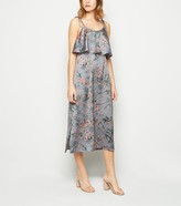 Thumbnail for your product : New Look Blue Vanilla Light Floral Layered Midi Dress