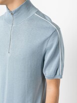 Thumbnail for your product : Ron Dorff Zip-Front Polo Shirt