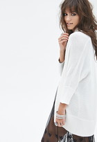 Thumbnail for your product : Forever 21 Open-Front Dolman Cardigan