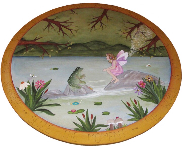 Etsy Whimsical Painted Furniture Coastal Living Farmhouse Table Custom 30\