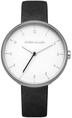 Karen Millen Minimalistic Leather Watch