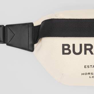 Burberry Medium Horseferry Print Cotton Canvas Bum Bag