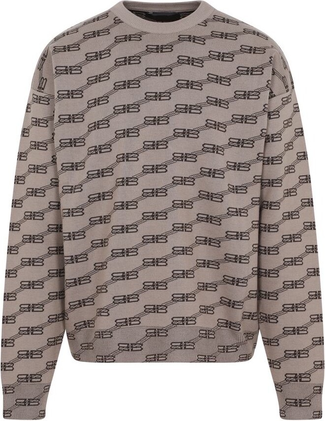 balenciaga sweater beige