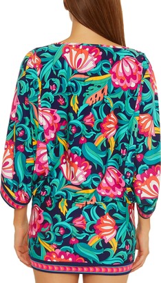 Trina Turk Women's India Garden Printed Cover Up Tunic, Created for Macy's