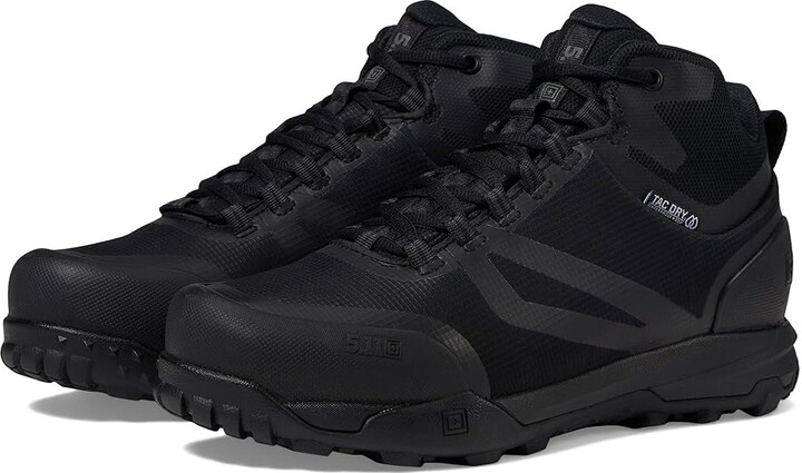 5.11 Tactical A/T Mid WP Men's Boots Black 1 : 6.5 M, Synthetic