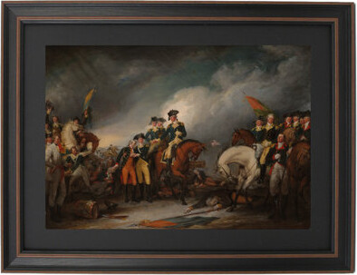Darby Home Co The Capture of the Hessians at Trenton by John Trumbull | Framed Print