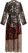 Thumbnail for your product : Zimmermann Unbridled Pleated Floral Print Crepe Dress - Womens - Multi