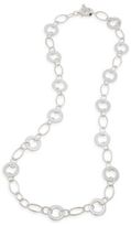 Thumbnail for your product : Lauren Ralph Lauren Long Silvertone Oval Chain-Link Necklace
