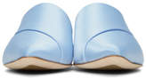 Thumbnail for your product : Opening Ceremony Blue Satin Livre Mules