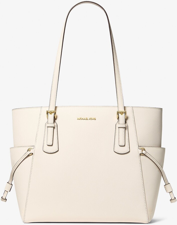 Michael Kors Outlet Voyager Large Saffiano Leather Tote Bag