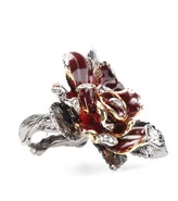 Thumbnail for your product : Roberto Cavalli Embellished rose ring