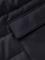 Thumbnail for your product : Loro Piana Roadster Quilted Rain System Wool And Silk-Blend Down Jacket