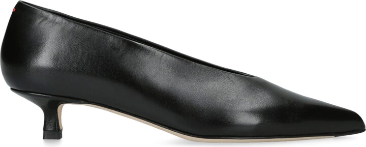 AEYDĒ Leather Clara Pumps 35