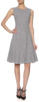 Thumbnail for your product : L'Agence Grey Wool Seamed Dress