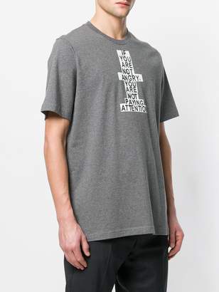 Oamc slogan print T-shirt