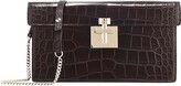 Thumbnail for your product : ODLR Black Alligator Alibi Clutch