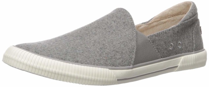 roxy grey slip on shoes